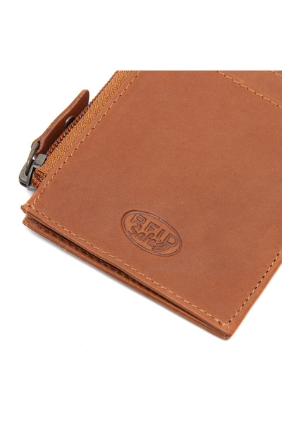 The Chesterfield Brand Port card slim unisex din piele naturala, The Chesterfield Brand, Livenza, cu protectie scanare RFID