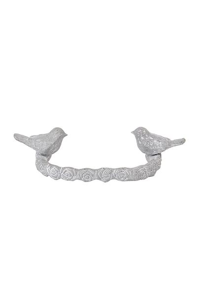 Clayre & Eef Mâner pentru mobilă din fier gri 13x3x8 cm
