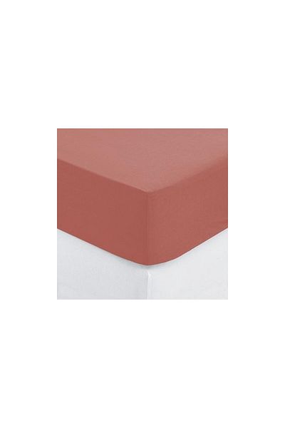 Atmosphera Créateur D'intérieur Fitted sheet Blush Red, cotton, 160x200 cm