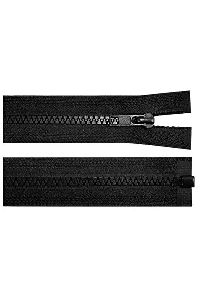 OEM Detachable Plastic Zipper, Length 80 cm, Black