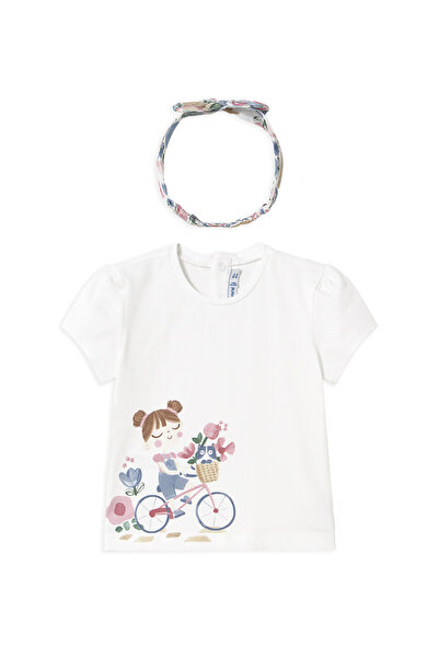 MAYORAL Tricou Mayoral pentru fete 1044 Alb