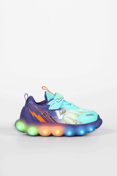 Vicco Men's Preschool Green Sneakers with Flash Lights