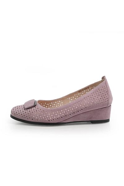 FIORE FINO FIORE FINO PERFORATED SHOES 2501094 PINK