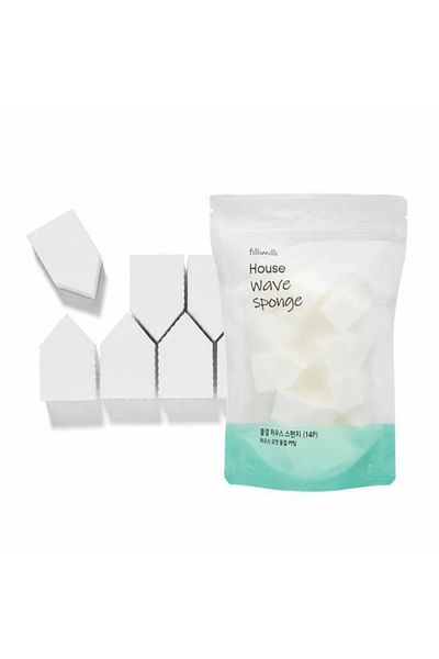 Fillimilli Makeup sponge set, Fillimilli, House Wave Sponge, 14 pcs