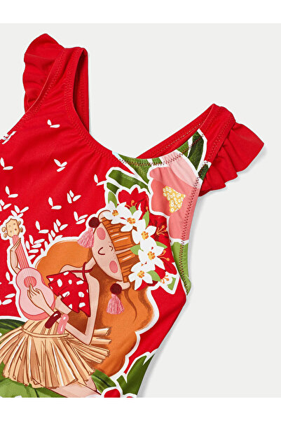 MAYORAL Girl Swimsuit 3715 Red