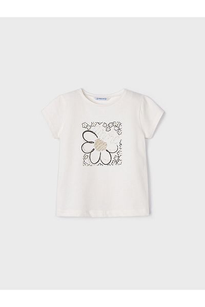 MAYORAL Tricou pentru fete 174 Ecru