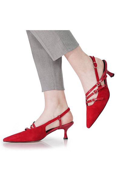 FIORE FINO CUT-OUT SHOES FIORE FINO 2503073 RED