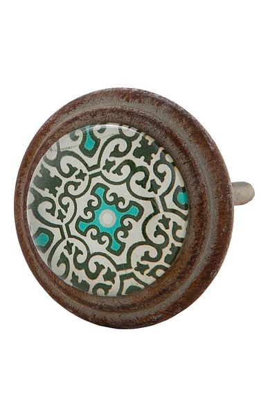 Clayre & Eef Nasture pentru mobilă din fier multicolor Ø 4*7 cm