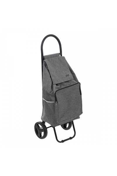 5 five simply smart Tatra shopping trolley, grey, 34 x 30 x H 95 cm, 36 liters