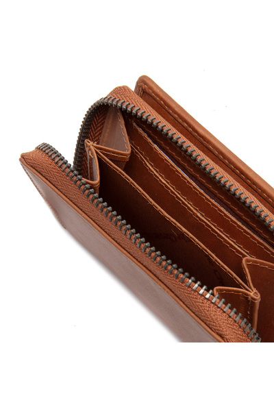 The Chesterfield Brand Portofel dama din piele naturala, The Chesterfield Brand, Osum, cu protectie anti scanare RFID