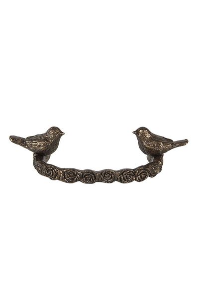 Clayre & Eef Mâner de mobilă din fier maro 13x3x8 cm