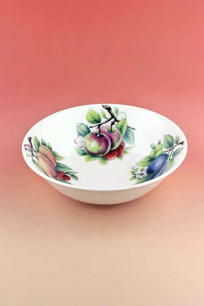 Bursa Porselen Dekor Fruit Oversized Salad Bowl