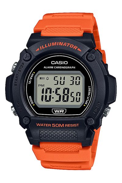 Casio Men's Watch, Casio, Collection W-21 W-219H-4A