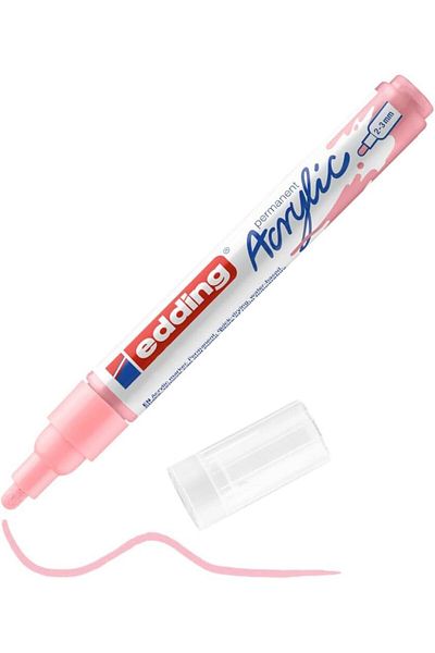 Emperium 5100 Acrylic Marker Medium - Pink - 1 Waterproof Acrylic Marker - Round Tip 2-3mm