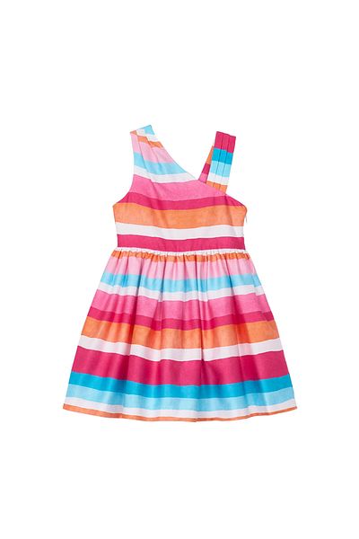 MAYORAL mayoral Girl Summer Dress 3920 Colorful