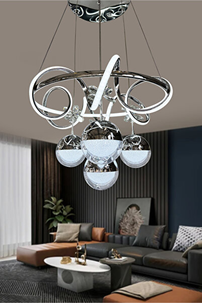 RSCOLLECTIONS Kuzey İthal Küre 4 Toplu Led Avize