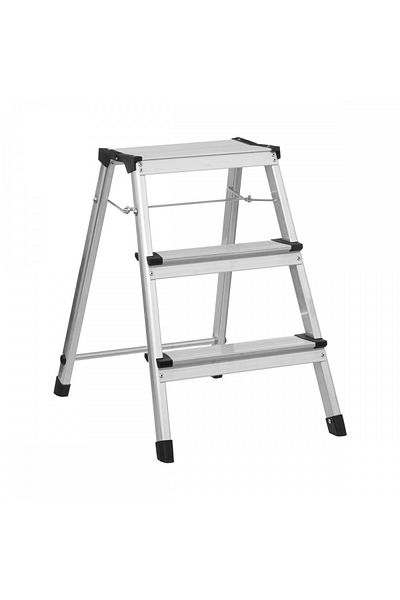 5 five simply smart 5five ladder, aluminum, 3 steps, 43 x 63 x H 60.5 cm