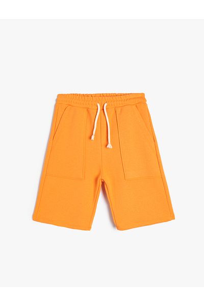 Koton Pantaloni scurți de bază cu cravată în talie și buzunar