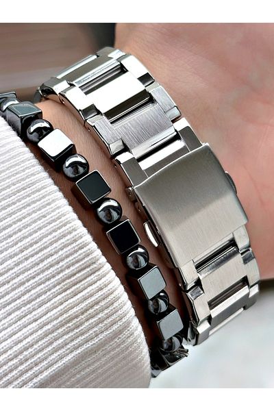 Ferrucci Ferrucci̇ Silver Metal Men with Gray Dial