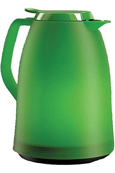 emsa Mambo Quick-Tip Vacuum Jug 1.5L – Green, Stainless Steel, Keeps Drinks Hot/Cold (514979)