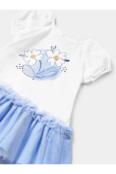 MAYORAL Rochie de zi cu zi pentru fete 1925 albă