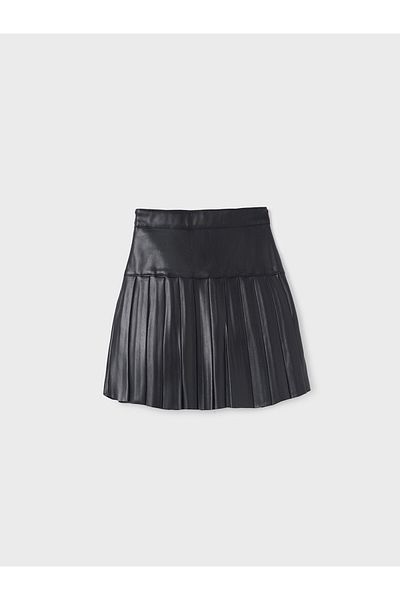 MAYORAL Fustă din piele pentru fete Mayoral 7952 Negru