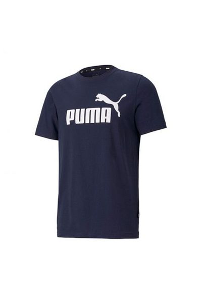 Puma ESS Logo Tee Peacoat