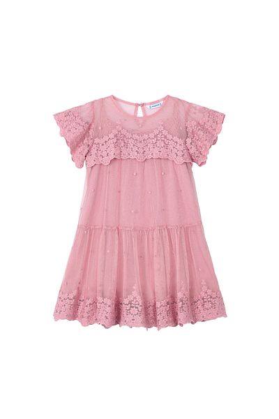 MAYORAL Girl Elegant Dress 3909 Pink