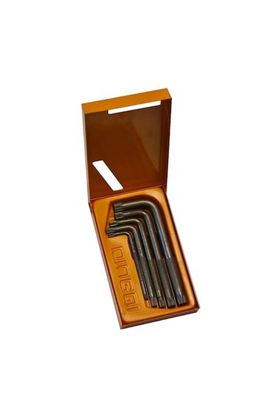 Globalport Retail Set 5 chei imbus Spline tip L, Otel, M5, M6, M8, M10, M12, cutie depozitare incluse