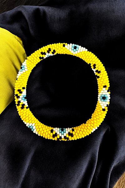 Pinty Design سوار نسائي بتفاصيل حبات العين الشريرة