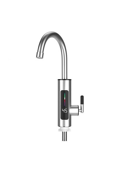 DAR Robinet de apa electric instant, inox, 3000W, incalzire rapida, display LCD, rotire 360° cu filtru