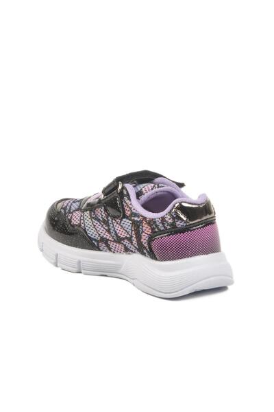 WALKWAY Black-Lilac Girl's Sports Shoes 336126 B