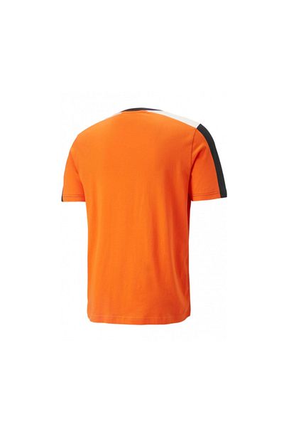 Puma Ess+ Block Tee cu piper Cayenne