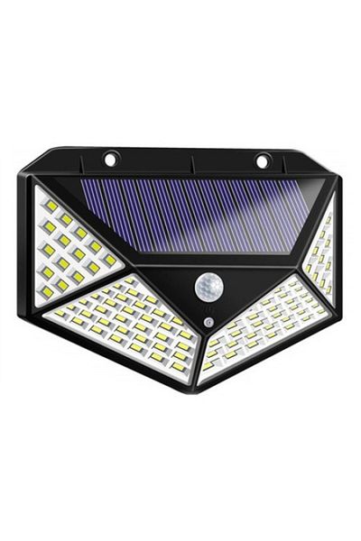 Solar SET 5 lampi de exterior cu 100 LED uri cu incarcare solara si senzor de miscare