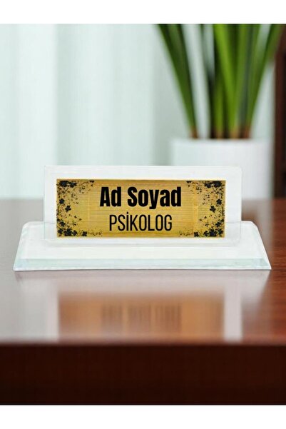 lili hediyelik Psikolog İsme Özel Masa İsimliği Makam Hediyesi İsimlik