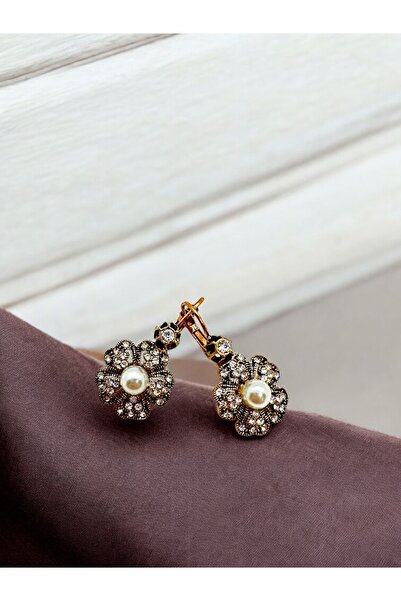 FUYA JEWELLERY Çiçek Motif Küpe