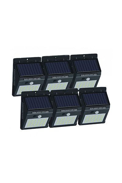 OEM Set 6 Lampi bright 30 LED Solare cu senzor de miscare si lumina 1 mod iluminare