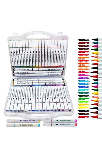 huitich Acrylic 48-Color Marker Set