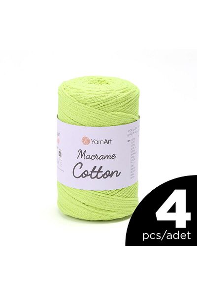 Yarnart Macrame Cotton - 801 - 4 Pieces