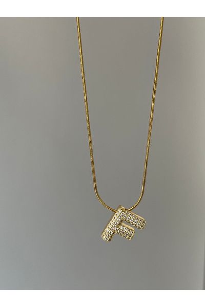 Twinssis Accessories Steel Letter Necklace
