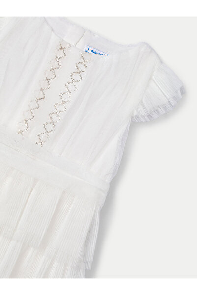 MAYORAL Girl Elegant dress 3912 Ecru