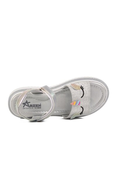 WALKWAY Silver Glitter Children's Sandals 25t105 F