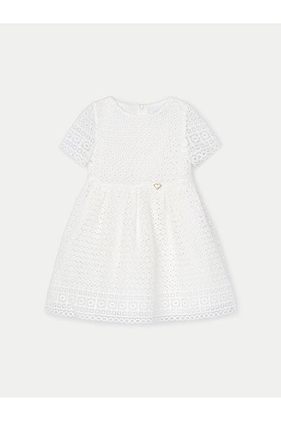 MAYORAL Girl Elegant dress 3918 Ecru