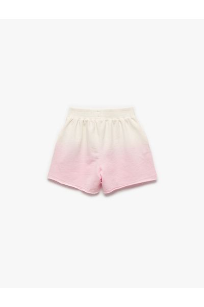 Koton Cotton Waist Lace Pocket Patterned Mini Shorts