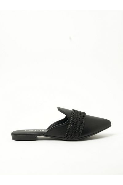 Beira Rio Ladies Mules Black | Made In Brazil