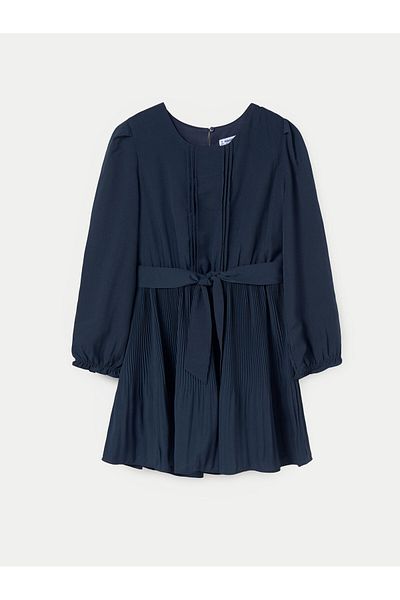 MAYORAL Girl Elegant Dress 7979 Navy Blue