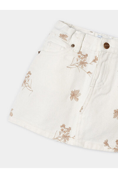 MAYORAL Girl Jeans Skirt 3903 Ecru