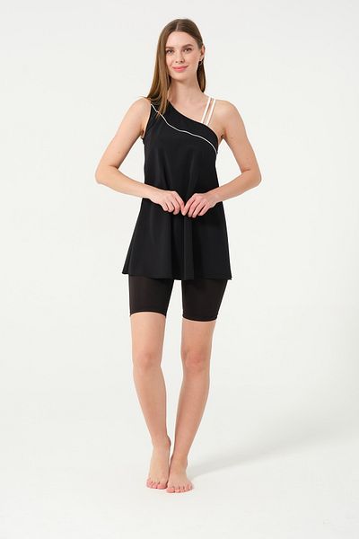 TESMAY Strappy Lycra Women's Pool Swimsuit 24158-25 Black