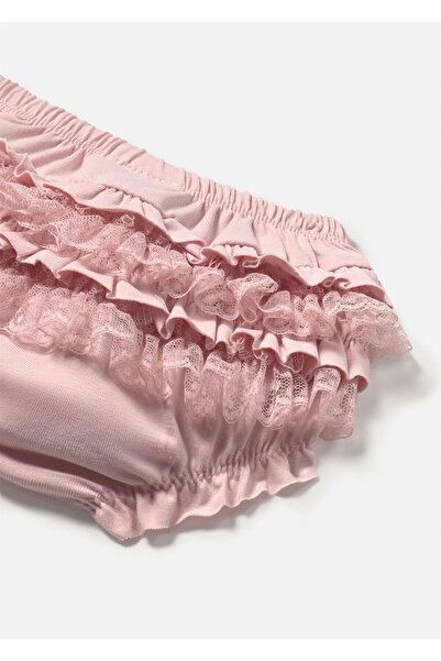 MAYORAL Baby Girl Ruffled Diaper Cover Pink 9852
