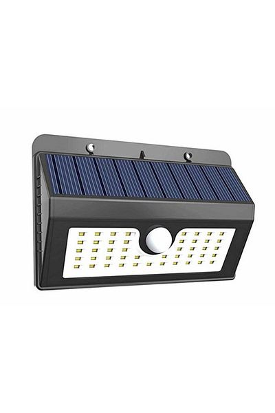 KATHODE Wall lamp with solar panel and motion sensor, 45 LEDs